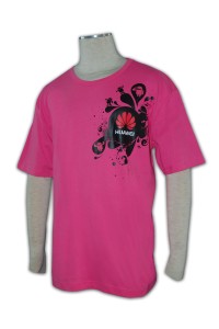 T251 印tee製作 印tee公司 印tee設計  來版訂購圓領T恤        粉紅色   客製t 恤   不透白t  好看t恤
